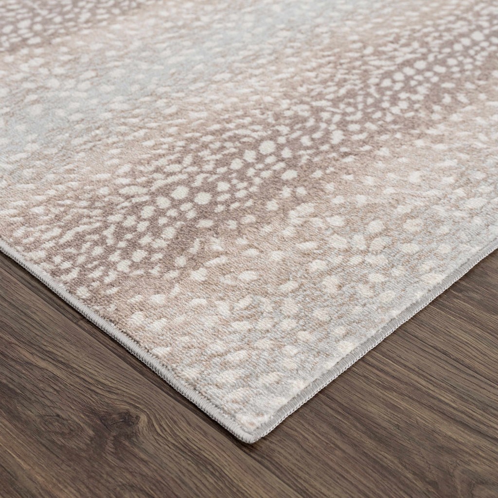 W&F Collection | Pointblank Tan Leopard Print Rug