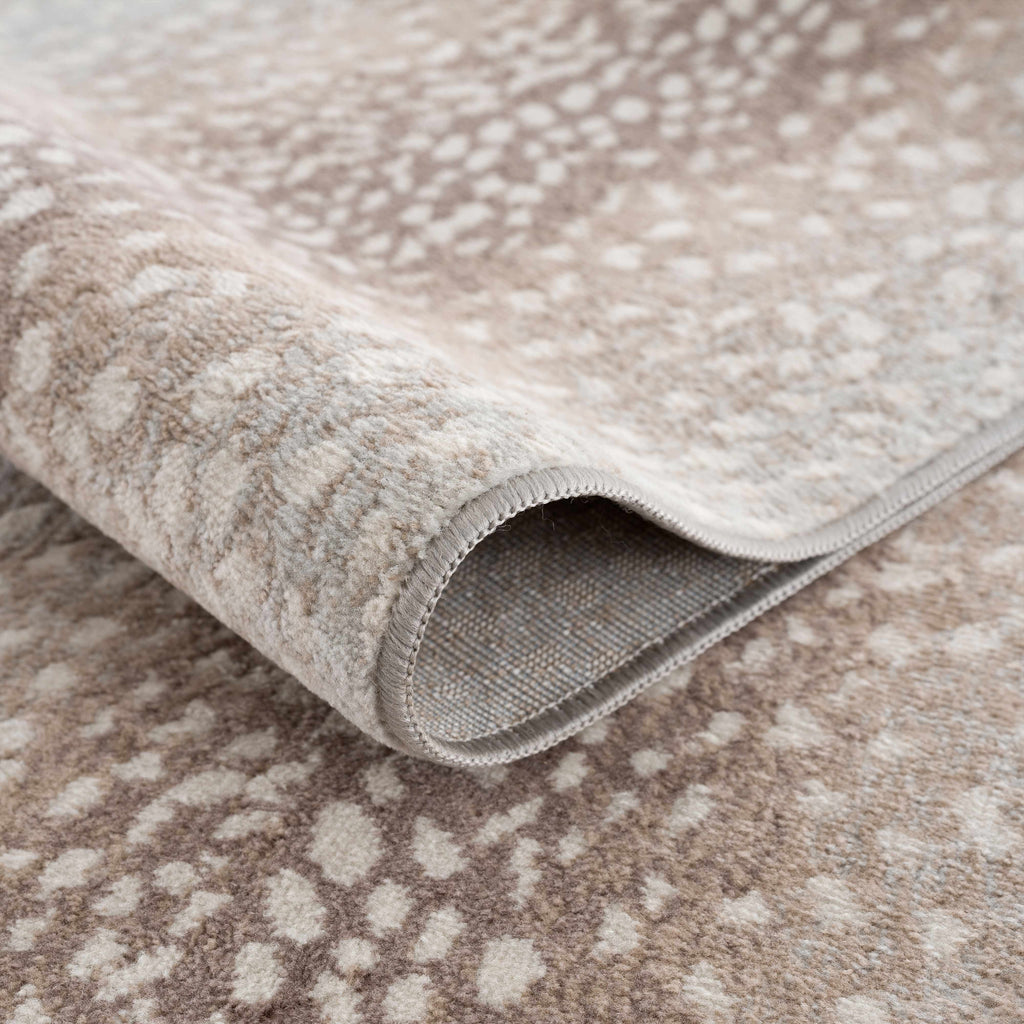 W&F Collection | Pointblank Tan Leopard Print Rug