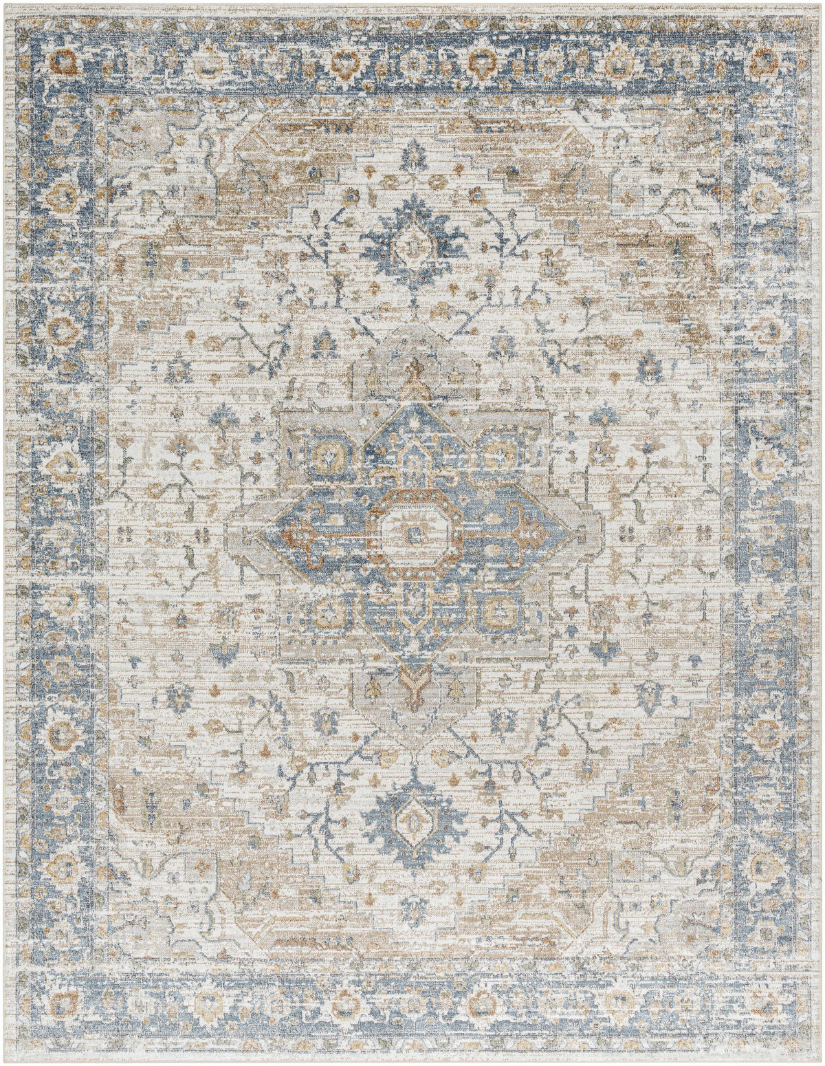 W&F Collection | Ezri Cream Washable Area Rug
