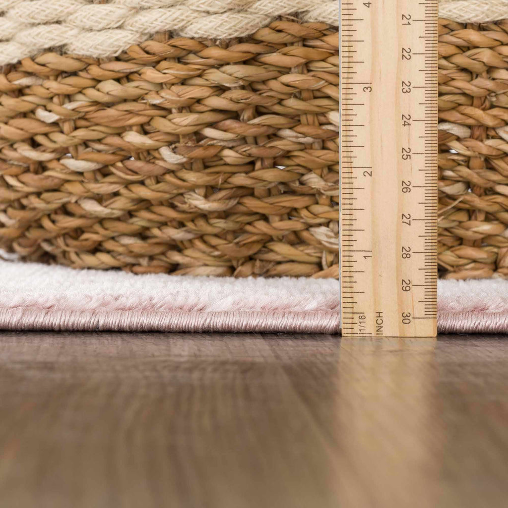 W&F Collection | Kandos Blush & Light Pink Area Rug
