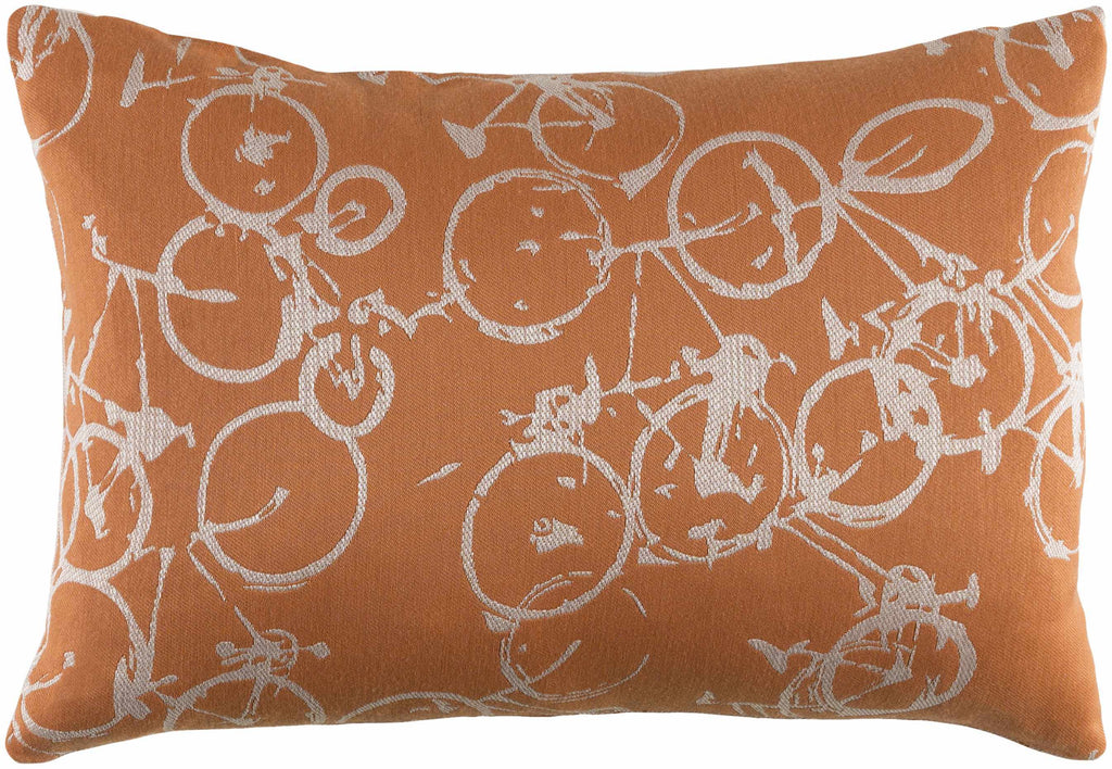 W&F Collection | Tangmere Bicycle Print Throw Pillow