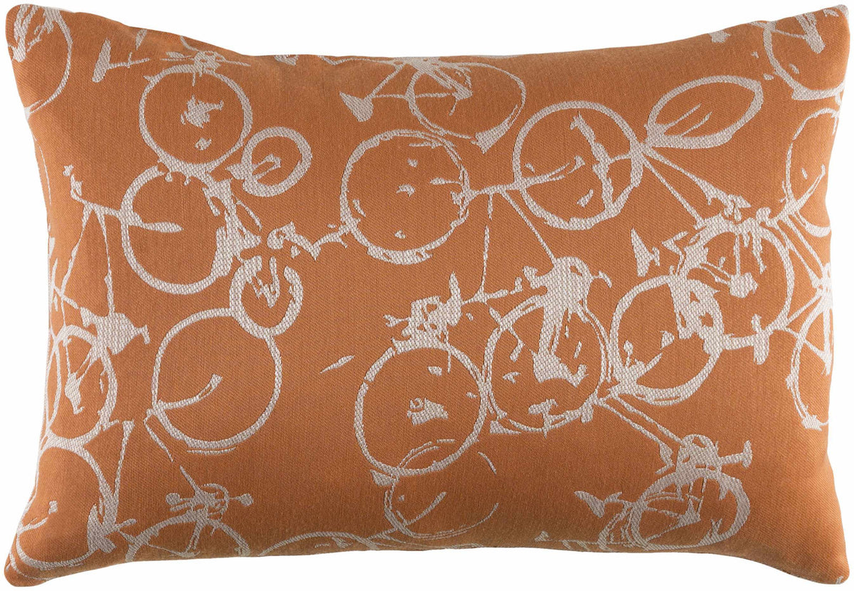 W&F Collection | Tangmere Bicycle Print Throw Pillow