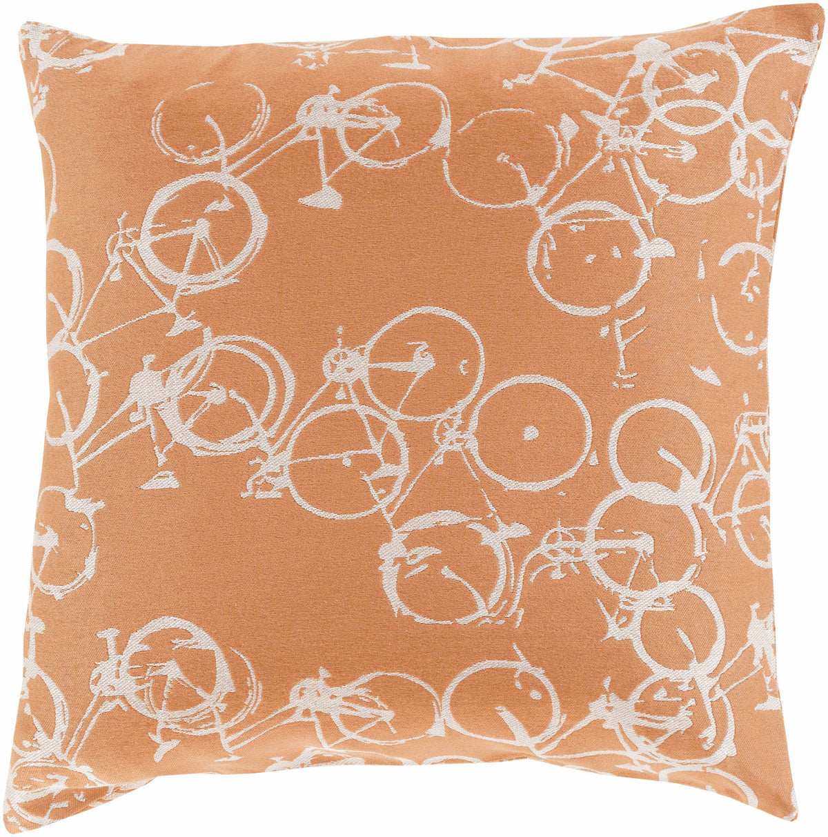 W&F Collection | Tangmere Bicycle Print Throw Pillow