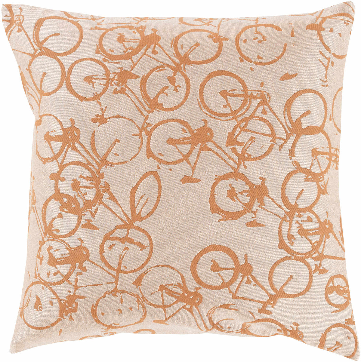 W&F Collection | Tangmere Bicycle Print Throw Pillow