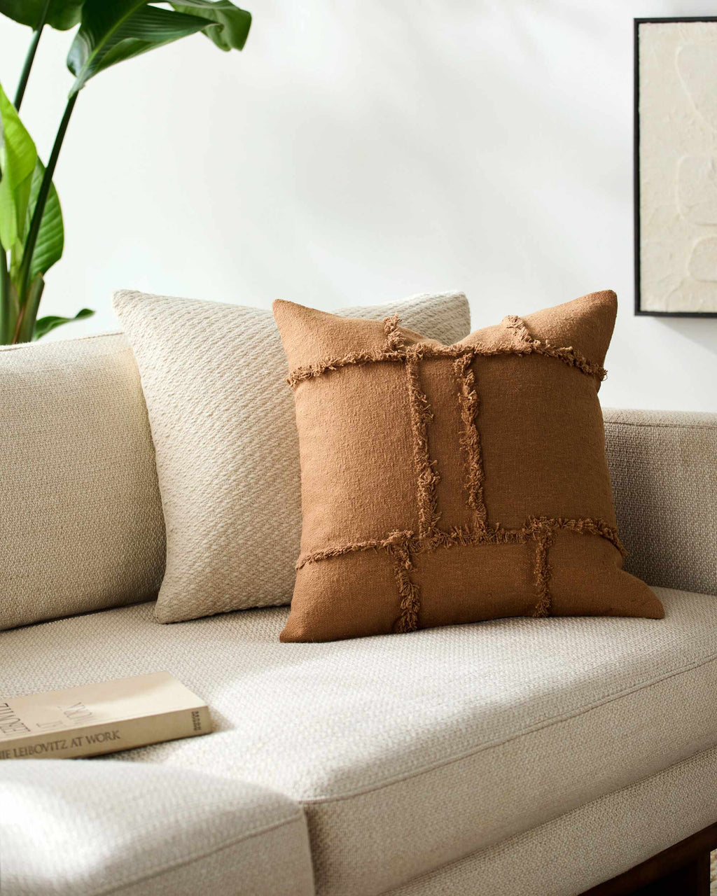 W&F Collection | Bizoa Modern Cotton Throw Pillow