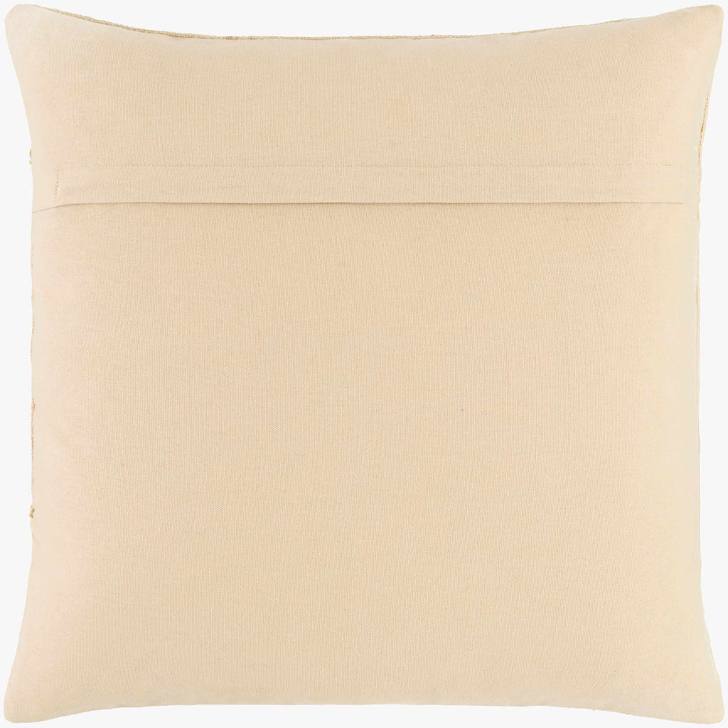 W&F Collection | Seme Beige Cotton Throw Pillow